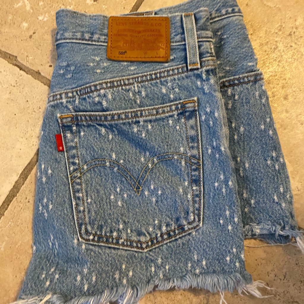 Stitched Levi Denim Shorts Stitched Levi Denim Shorts